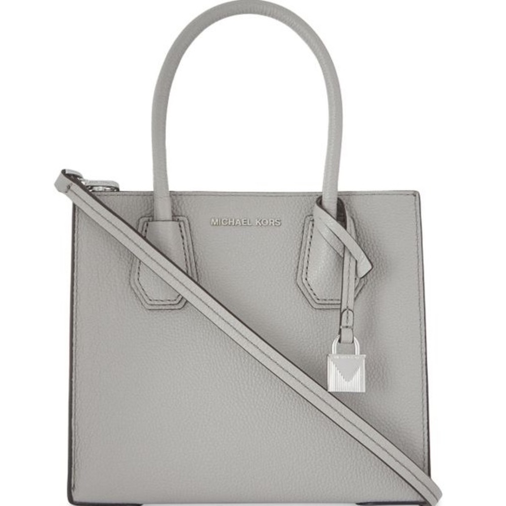 Michael Kors Gray Medium Mercer Purse